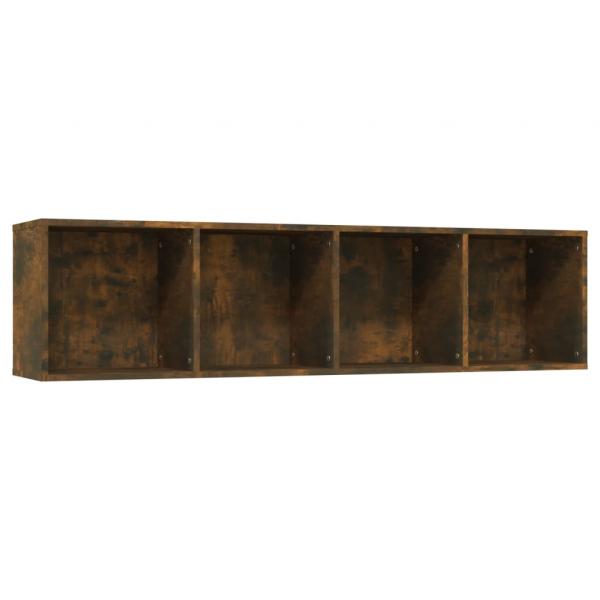 Bücherschrank/TV-Schrank Räuchereiche 143x30x36cm Holzwerkstoff