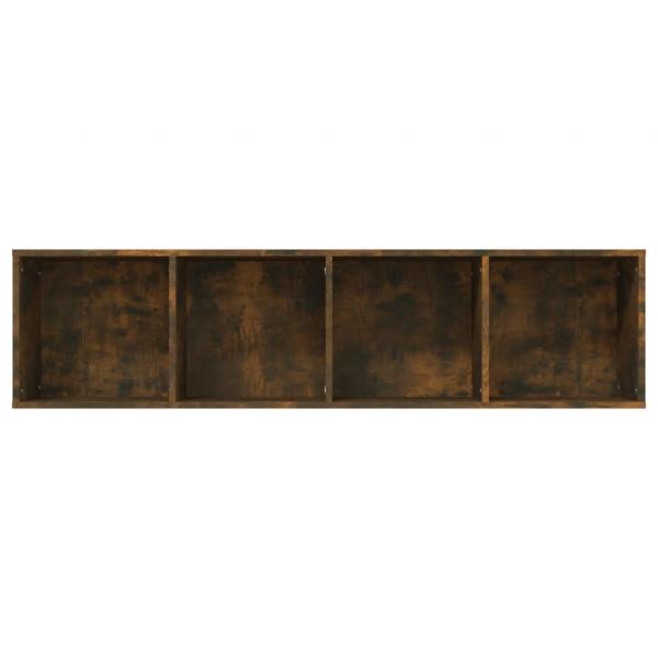 Bücherschrank/TV-Schrank Räuchereiche 143x30x36cm Holzwerkstoff