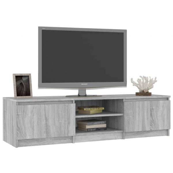 TV-Schrank Grau Sonoma 140x40x35,5 cm Holzwerkstoff