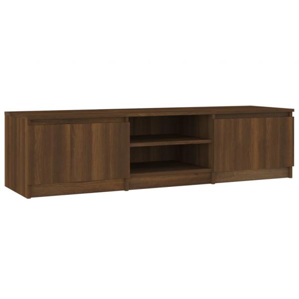 TV-Schrank Braun Eichen-Optik 140x40x35,5 cm Holzwerkstoff