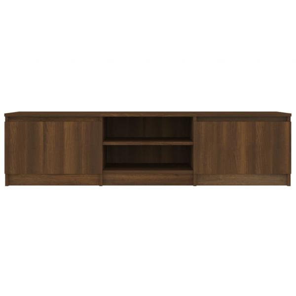 TV-Schrank Braun Eichen-Optik 140x40x35,5 cm Holzwerkstoff