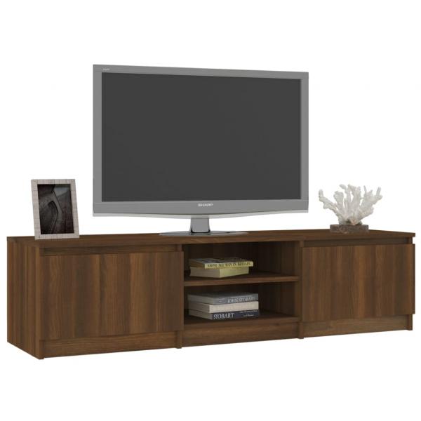 TV-Schrank Braun Eichen-Optik 140x40x35,5 cm Holzwerkstoff