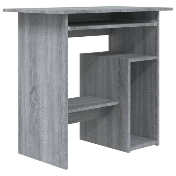 Schreibtisch Grau Sonoma 80x45x74 cm Holzwerkstoff