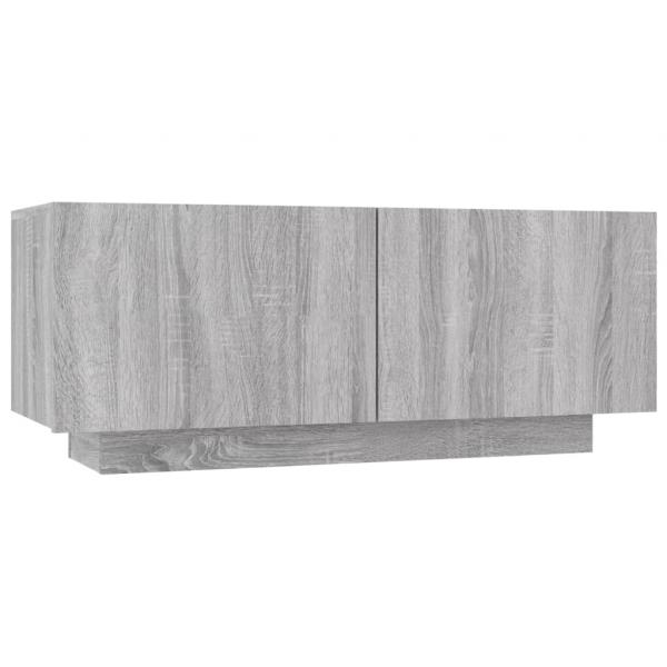 TV-Schrank Grau Sonoma 100x35x40 cm Holzwerkstoff