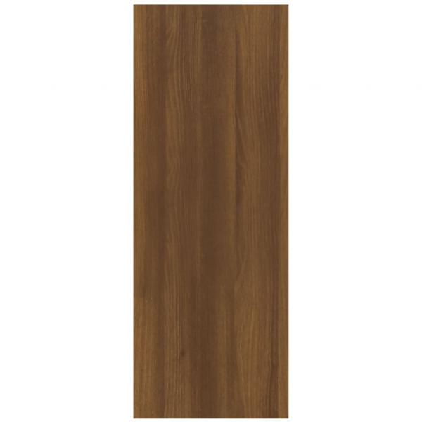 Konsolentisch Braun Eichen-Optik 78x30x80 cm Holzwerkstoff