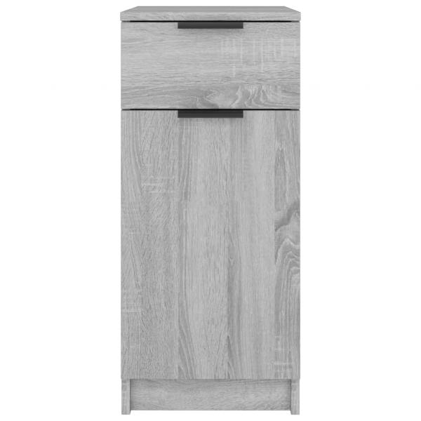 Schreibtischschrank Grau Sonoma 33,5x50x75 cm Holzwerkstoff