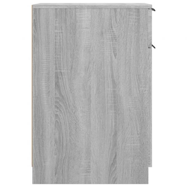 Schreibtischschrank Grau Sonoma 33,5x50x75 cm Holzwerkstoff