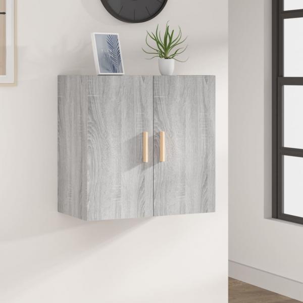 ARDEBO.de - Wandschrank Grau Sonoma 60x30x60 cm Holzwerkstoff