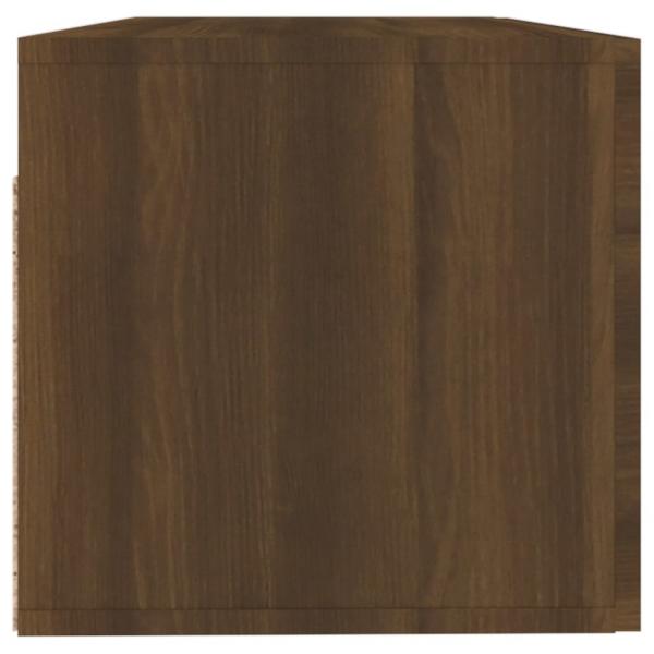 Wandschrank Braun Eichen-Optik 100x36,5x35 cm Holzwerkstoff