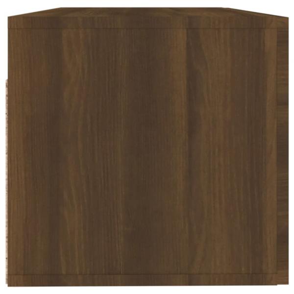 Wandschrank Braun Eichen-Optik 100x36,5x35 cm Holzwerkstoff