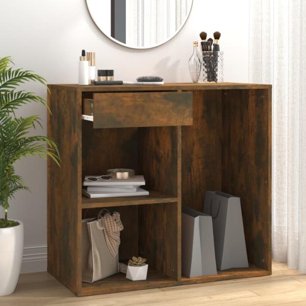 ARDEBO.de - Kosmetikschrank Räuchereiche 80x40x75 cm Holzwerkstoff