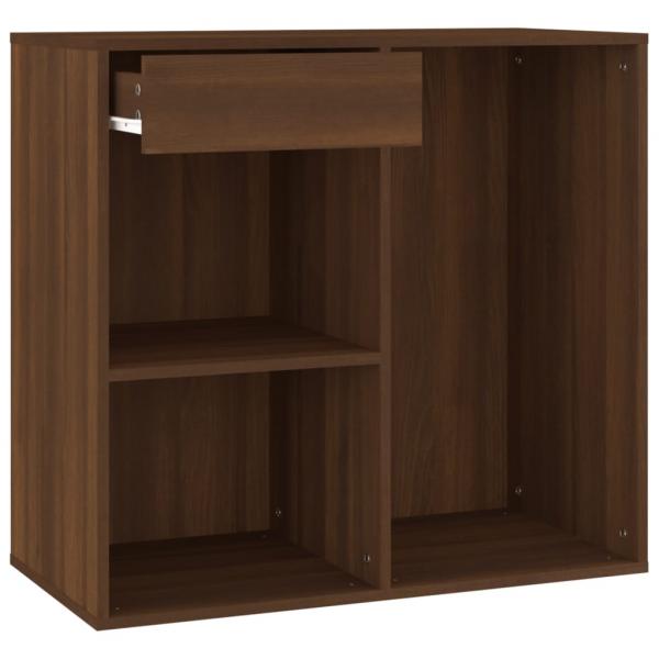 Kosmetikschrank Braun Eichen-Optik 80x40x75 cm Holzwerkstoff