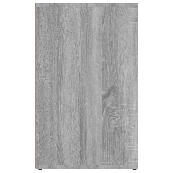 Regal für Schminktisch Grau Sonoma 80x40x65 cm Holzwerkstoff