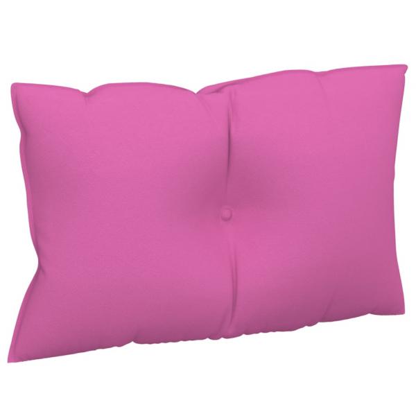 Palettenkissen 2 Stk. Rosa Oxford-Gewebe