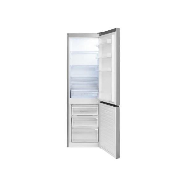 Amica KGCL 387 120 E Stand Kühl-Gefrierkombination, 54 cm breit, 268L, FrostControl, VitControl Schublade, LED Beleuchtung, Edelstahloptik