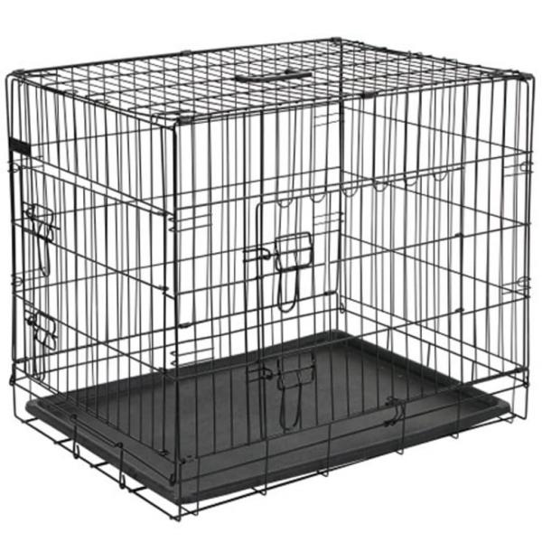 ARDEBO.de - @Pet Hundetransportbox Metall 92,5x57,5x64 cm Schwarz 15003