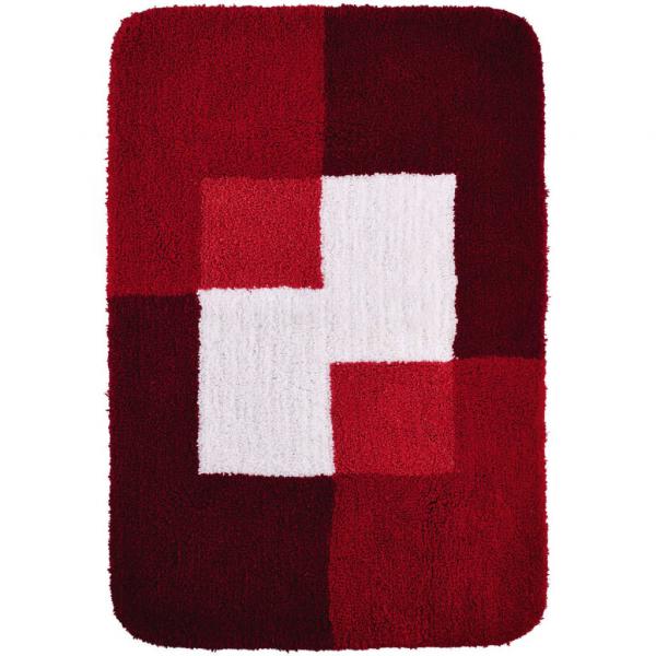 RIDDER Badteppich Coins 60×90 cm Rot 7103306