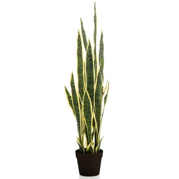 ARDEBO.de - Emerald Künstliche Sansevieria im Kunststofftopf 97 cm