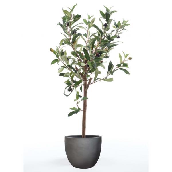 ARDEBO.de - Emerald Künstlicher Mini Olivenbaum 65 cm 