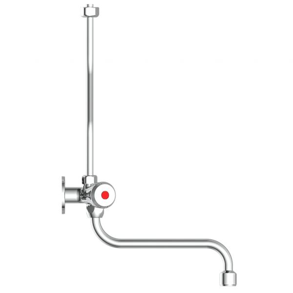 SCHÜTTE Spültischarmatur mit 2 Griffen Niederdruck Chrom