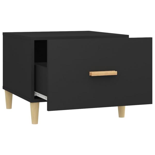 Couchtische 2 Stk. Schwarz 50x50x40 cm Holzwerkstoff