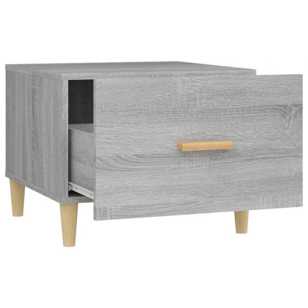 Couchtisch Grau Sonoma 50x50x40 cm Holzwerkstoff