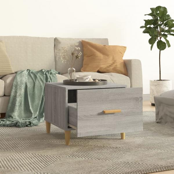 Couchtische 2 Stk. Grau Sonoma 50x50x40 cm Holzwerkstoff