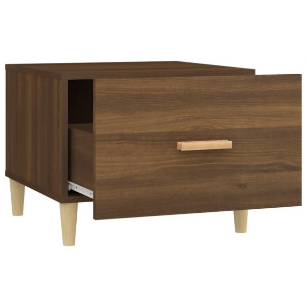 Couchtische 2 Stk. Braun Eichen-Optik 50x50x40 cm Holzwerkstoff