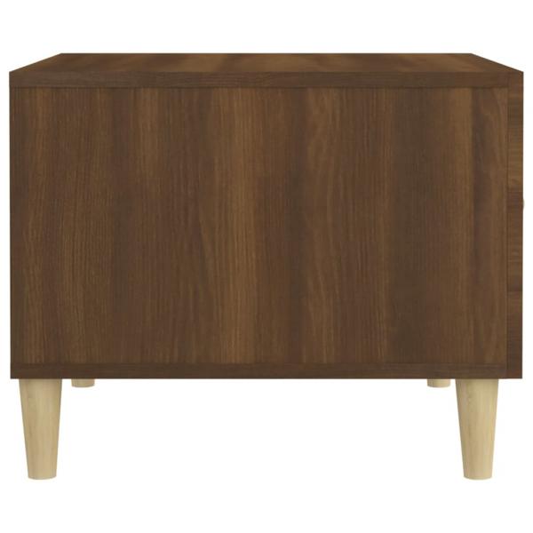 Couchtische 2 Stk. Braun Eichen-Optik 50x50x40 cm Holzwerkstoff