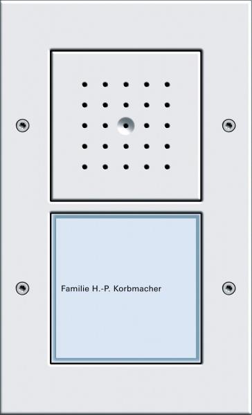 ARDEBO.de Gira 126666 Türstation AP 1fach, Türkommunikations-Systeme, Reinweiß