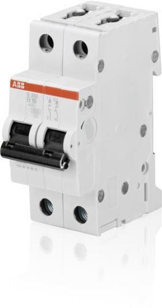 ARDEBO.de ABB S202-B10 Sicherungsautomat 6kA, 10A, 2-polig (2CDS252001R0105)
