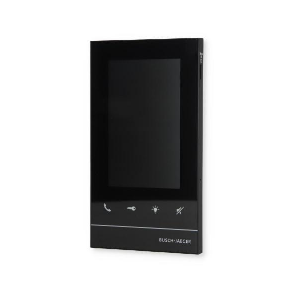 Busch-Jaeger 83222 U-625 Busch-Welcome® Innenstation Video mit 12,6 cm 5" Touch-Display, schwarz (2CKA008300A0481)