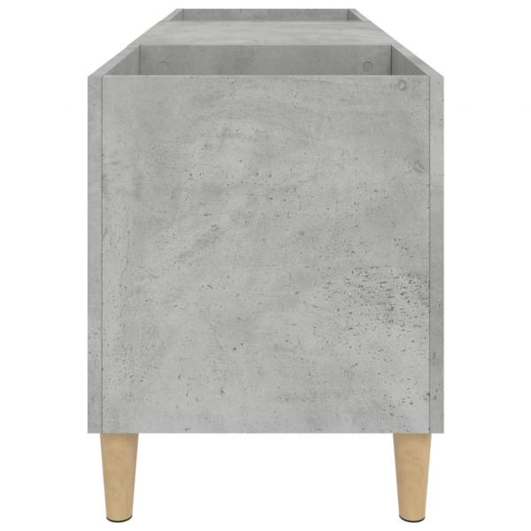 Plattenschrank Betongrau 121x38x48 cm Holzwerkstoff