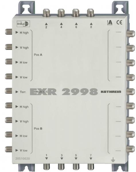 ARDEBO.de Kathrein EXR2998 Multischalter Durchgang, Anlagenerweiterung, bis 40 Anschlüsse