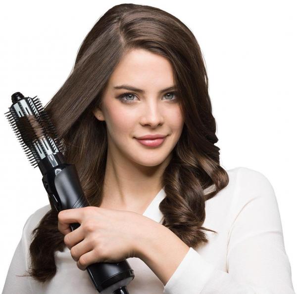 Braun AS720 Satin Hair 7 Airstyler, Warmluftbürste, 700W, 2 Aufsätze, schwarz