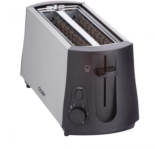 Cloer 3710 4-Scheiben-Toaster, 1380W, Temperatursensor, chrom
