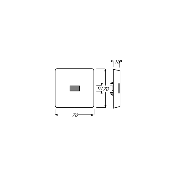 Busch-Jaeger 2120-32 Wippe, Allwetter 44, offen, für Symbol, cremeweiß (2CKA001731A1817)