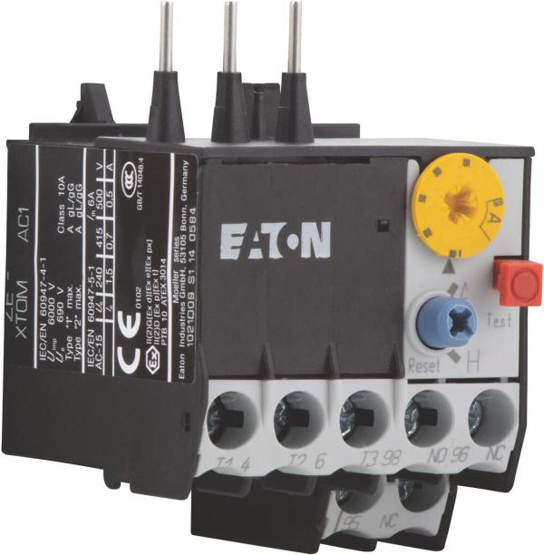 Eaton ZE-4 Motorschutzrelais, 2,4 - 4 A, 1 Schließer + 1 Öffner (014518)