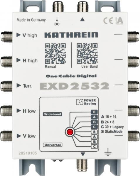 ARDEBO.de Kathrein EXD2532 Digitaler Einkabel Multischalter (20510105)