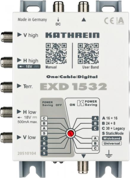 ARDEBO.de Kathrein EXD1532 Digitaler Einkabel Multischalter (20510104)