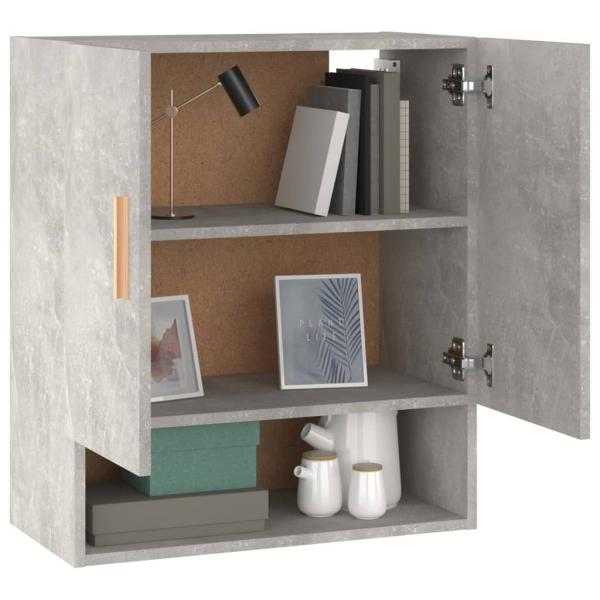 Wandschrank Betongrau 60x31x70 cm Holzwerkstoff