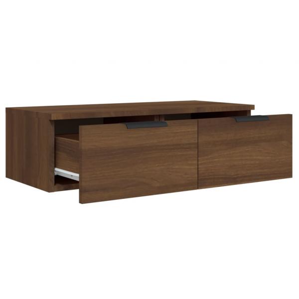 Wandschrank Braun Eichen-Optik 68x30x20 cm Holzwerkstoff