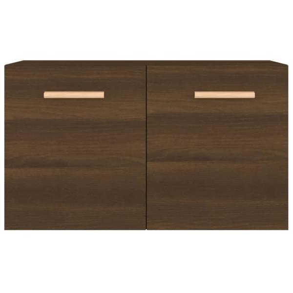 Wandschrank Braun Eichen-Optik 60x36,5x35cm Holzwerkstoff