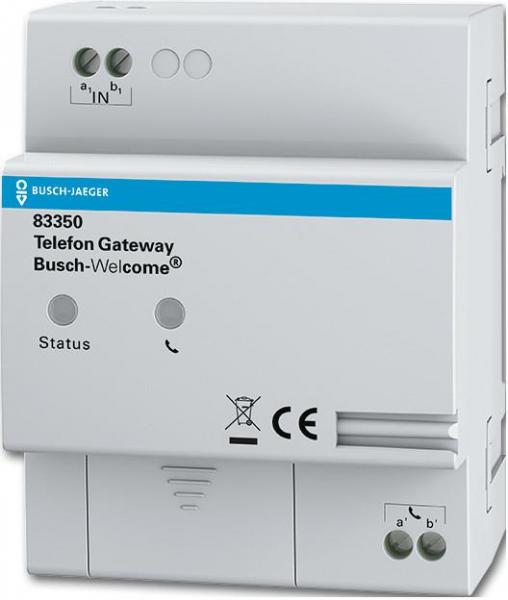 ARDEBO.de Busch-Jaeger 8300-0-0373 Busch-Welcome® (2-Draht-System): Telefon-Gateway (2CKA008300A0373)