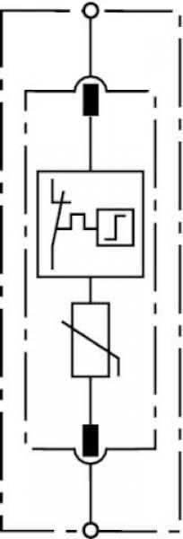 Dehn 952070 Einpoliger, teilbarer Überspannungs-Ableiter, Typ 2