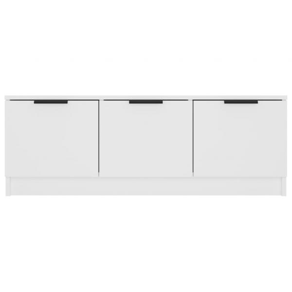 TV-Schrank Weiß 102x35x36,5 cm Holzwerkstoff