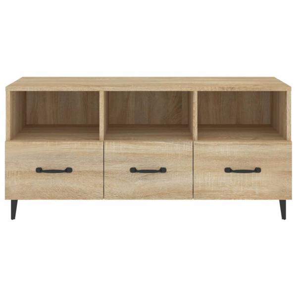 TV-Schrank Sonoma-Eiche 102x35x50 cm Holzwerkstoff