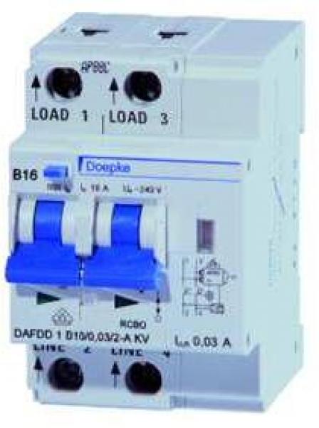 ARDEBO.de Doepke DAFDD Fehlerlichtbogen-Schutzeinrichtungen 2-Polig, B-Charakteristik, 10A (09961102)