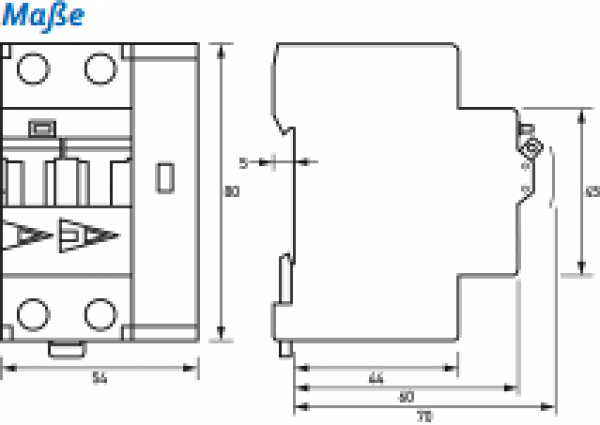 Doepke DAFDD Fehlerlichtbogen-Schutzeinrichtungen 2-Polig, B-Charakteristik, 10A (09961102)