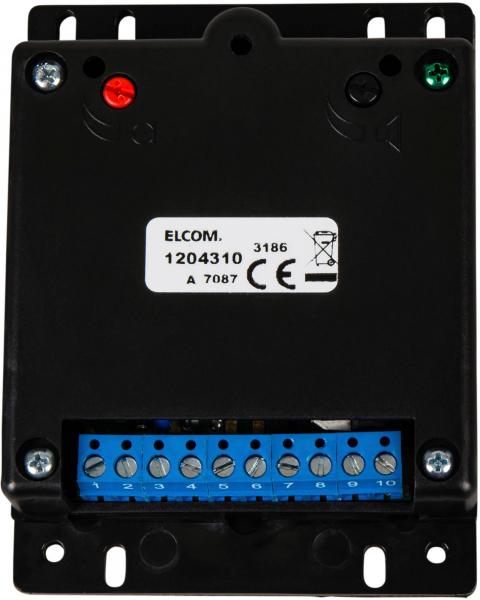 ARDEBO.de Elcom ELA-402 Türlautsprecher mit Rufgenerator, EB, 1+n, schwarz (1204310)